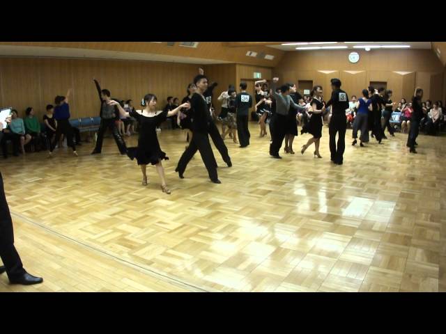 社交ダンス競技ダンススタートセット　学連 社交ダンス チャチャチャ決勝 第1回練習着10ダンス競技会 競技ダンス