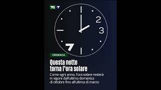 Questa notte torna l’ora solare: a che ora c’è il cambio orario. Perché non è stato abolito