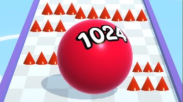 Ball Run 2048 - All Levels Gameplay Android, iOS ( Levels 42 - 62 )