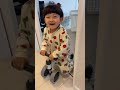 バイクに乗ると顔つきが変わる3歳児