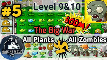 Plants vs zombies - Gameplay Walkthrough Tips day Part 1 level 9-10 no commentary | Gaming Wolf