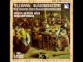 G. F. Telemann - Concerto in D minor for 2 Chalumeaux: 1. Largo