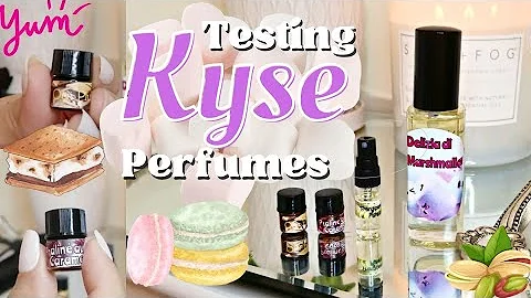 TRYING KYSE PERFUMES!  DELICIOUS GOURMANDS! WHY I'...