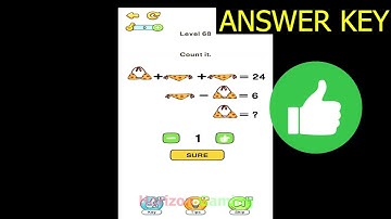 Brain Ace LEVEL 68 Count it - Gameplay Walkthrough Android IOS