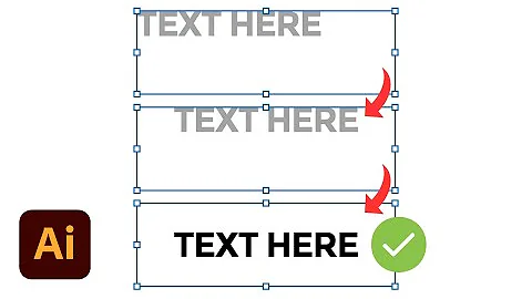 How To Center Text In A Text Box In Illustrator CC