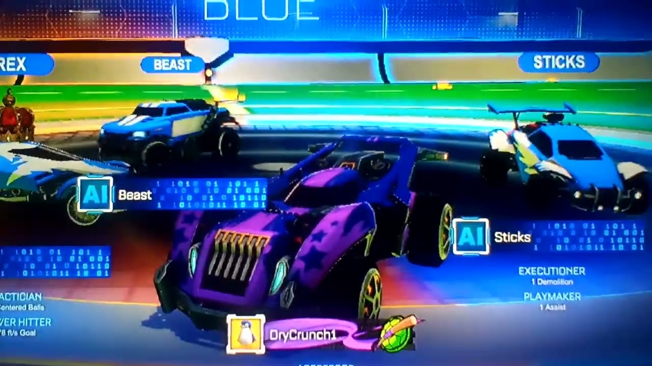 Let's play Rocket League Part 66: [Exhibition Match]: Neo Tokyo (Arcade) Arena