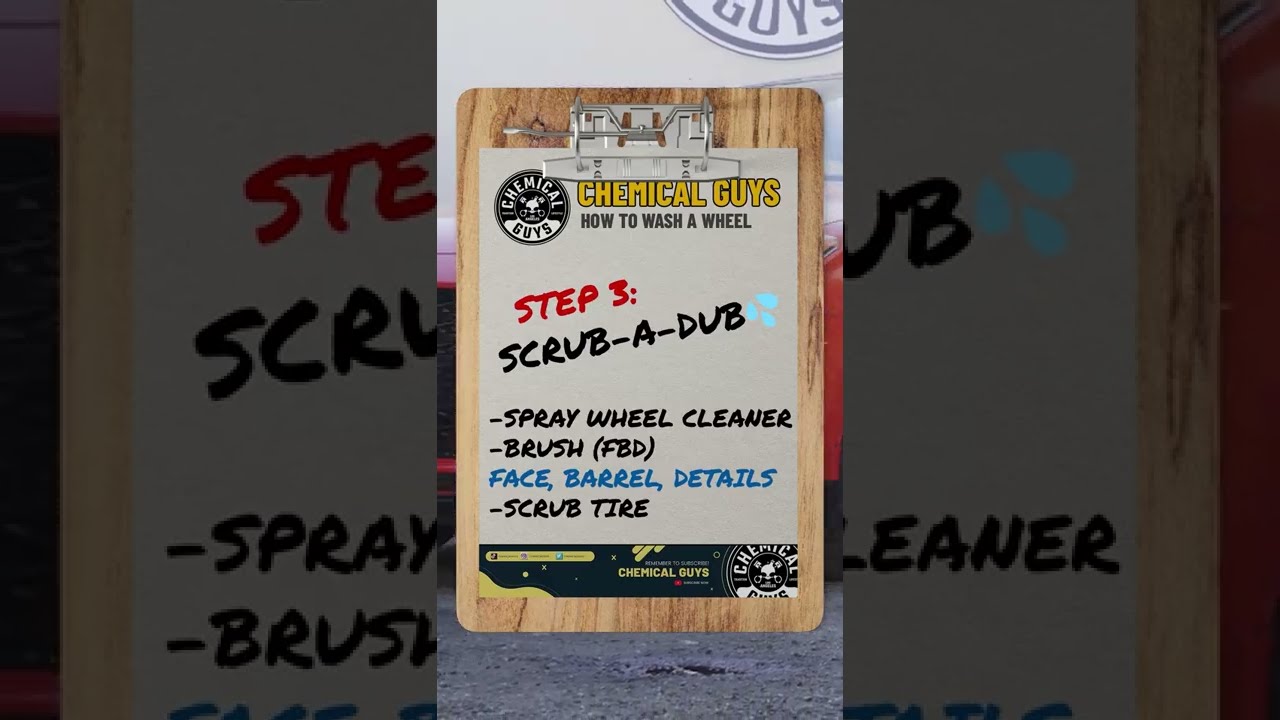 How To Clean Wheels in 60 seconds Chemical Guys Shorts YouTube