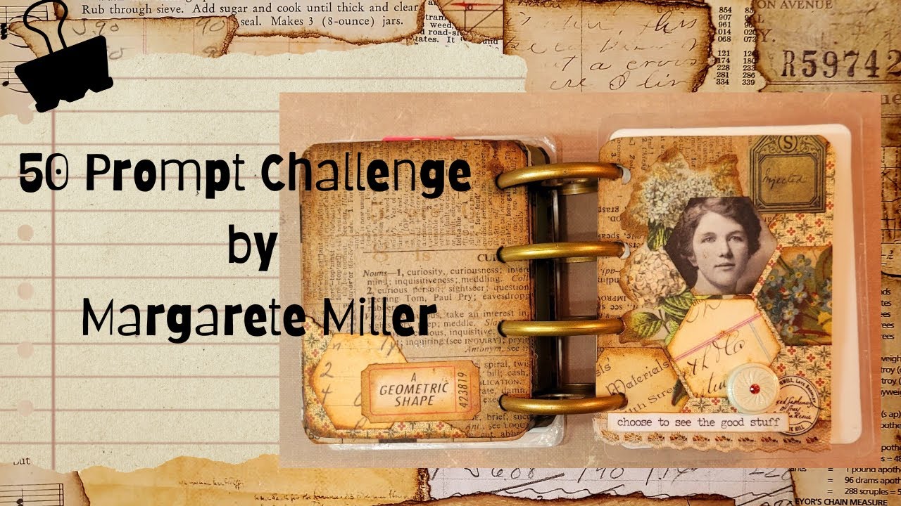 Margarete Miller 50 Prompt Challenge #collage - YouTube