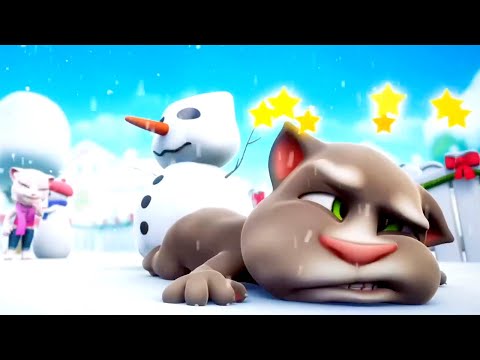 Talking Tom 🐱 Yılbaşı partisi 🎄 Noel karikatür koleksiyonu ⭐ Super Toons TV Animasyon