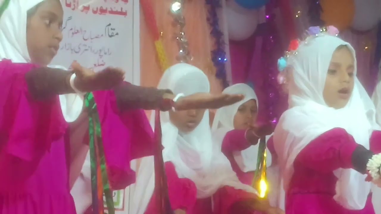 مدرسہ مصباح العلوم راماپور کی معصوم بچیوں کا ڈرامہ