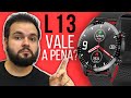 Smartwatch L13 Unboxing Review - LINDO e BEM ACABADO! Mas é bom? Vale a pena? - L13 Português Brasil