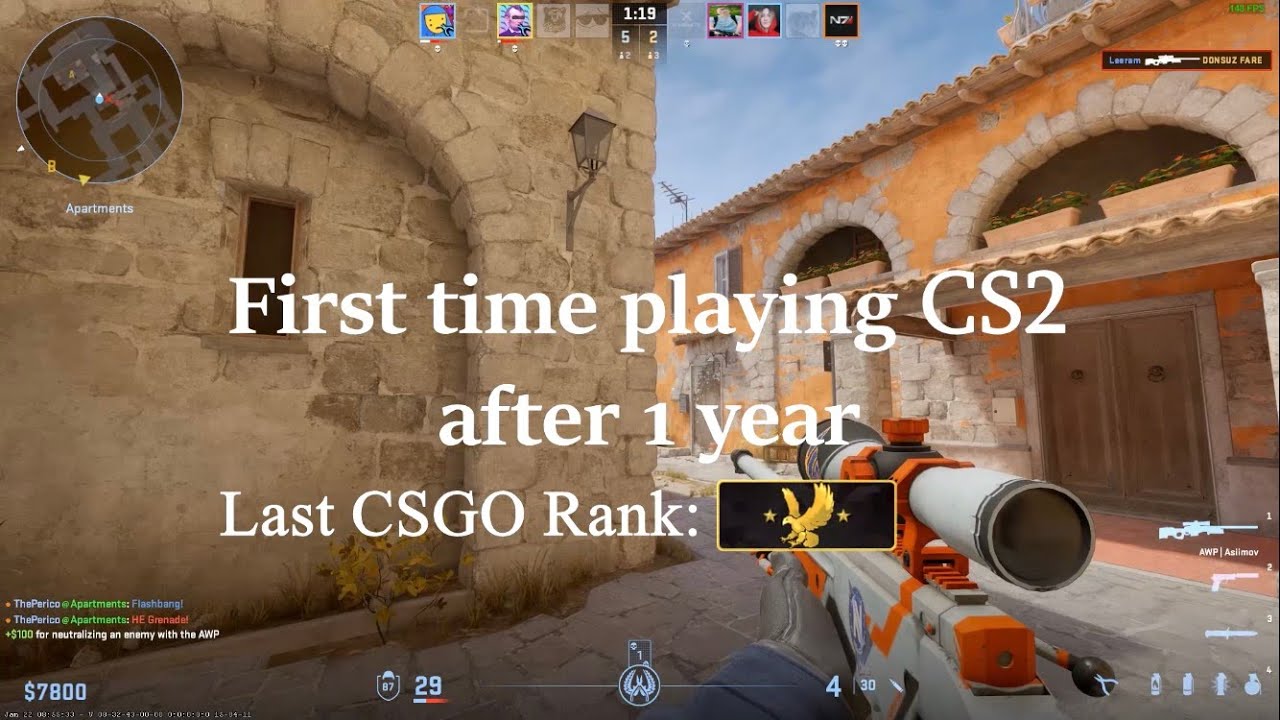 First time playing CS2 since CSGO after 1 year... - YouTube