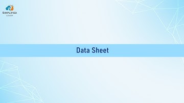 DataSheet - Simplified Loader Video Tutorials