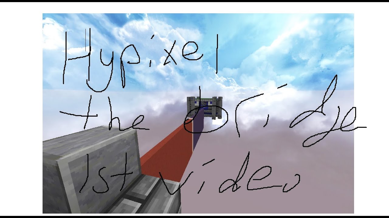 (FIRST VIDEO YAY) Hypixel the bridge 1