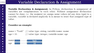 Module_2.8_Python Data Type-Variable Declaration & Assignment