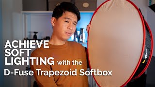 How to Achieve SOFT LIGHTING! - Kamerar D-FUSE Trapezoid Softbox for LED Panel Lights screenshot 2