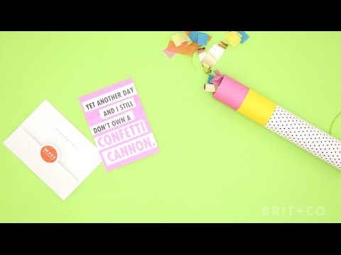 How to DIY a Confetti Cannon - YouTube