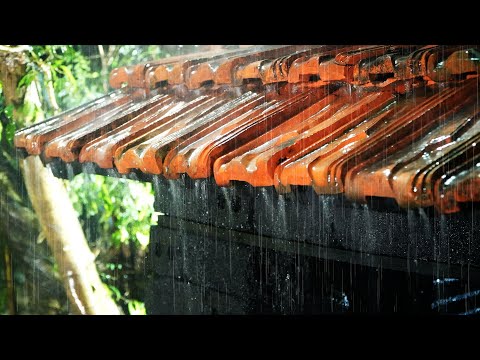 Night Thunderstorm For A Good Sleep | Heavy Rain On Tile Roof & Intense Thunder Sounds | White Noise
