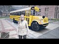 Gta 5 Let's Go To Work As Female Bus Driver - LS Unified District School