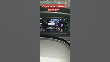 Cupra reset manually service