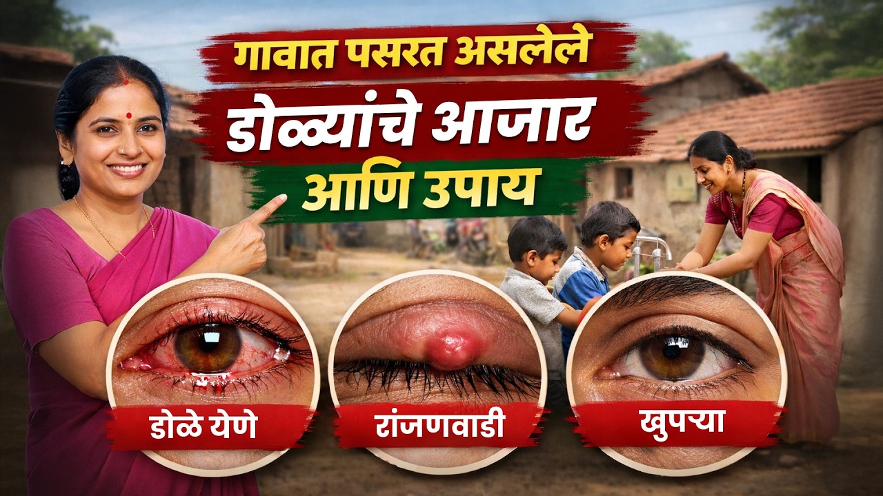 डोळे येणे, रांजणवाडी आणि खुपऱ्या | The Red Eye – Infections & Hygiene | HealthGuru IICARE