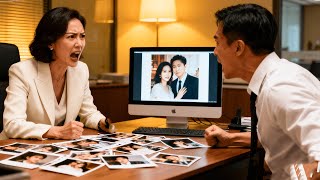 The wife finds proof of her husband’s affair with his secretary, asks for a divorce, and he panics.