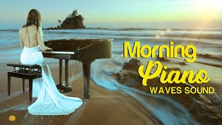 Beautiful Morning Music ○ Soft Romantic Piano Love Songs ♫ Relaxing Soothing Waves Sounds screenshot 5