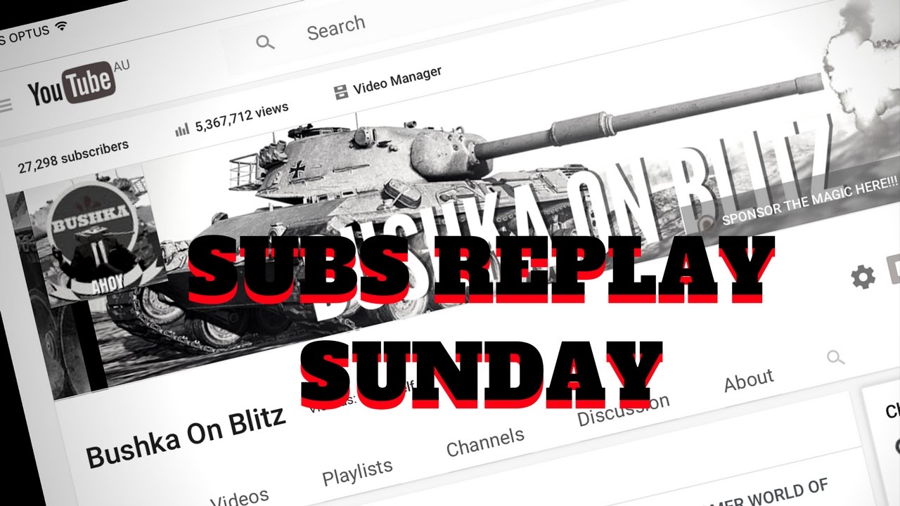 wotblitz Subs Replay Sunday 1