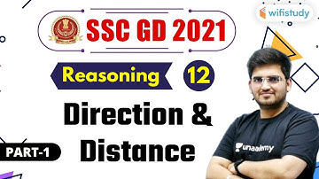 6:00 PM- SSC GD 2021 | Reasoning by Deepak Tirthyani | Direction & Distance (Part-1)