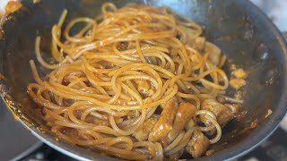 Flavorful pork Intestines | Spaghetti dei tripicci