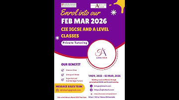Enrol Now for the February March 2026 CIE IGCSE and A Level Classes! #shorts #india #youtubeshort