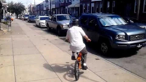 63 year old rides bmx bike