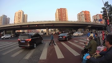 Stupid driver blocked police car with siren