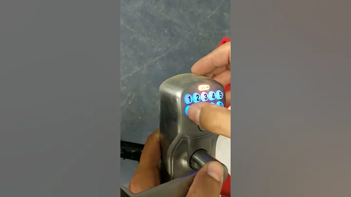 How to program new user codes on a residential Schlage push button lock.