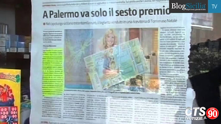 Lotteria Italia, a Palermo vinti 300 mila euro