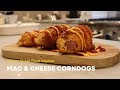 Korean Street Food Inspired Mac &amp; Cheese Corn Dogs | FSPA Quick Turn Cooking Challenge