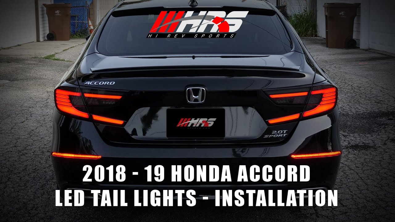 2020 Honda Accord Custom Tail Lights : 2020 Honda Accord Gram Lights