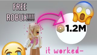 HOW TO GET FREE ROBUX* (2024) Resimi