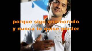 David Bisbal - Juro que te amo (lyrics) Learn spanish singing