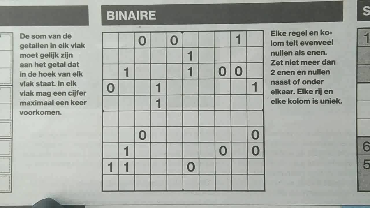 Just Watch How I Solve This Binary Sudoku Puzzle with A PDF File 05 