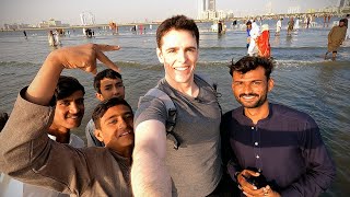 Making Friends at Karachi's Crazy Beach