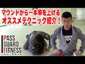 マウントから一本率を上げる オススメテクニック紹介！【パスガードフィットネス～足抜きと健康体操～】