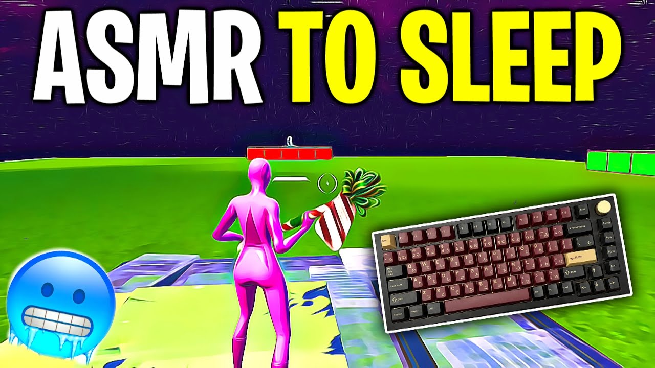 [ASMR] Gaming to Sleep Chill Mechanical Keyboard ASMR Fortnite