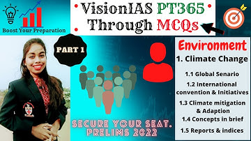 VisionIAS PT 365 Through MCQs | How to read Vision PT 365 in 1 DAY | UPSC PRELIMS 2022 | ENVR PART1