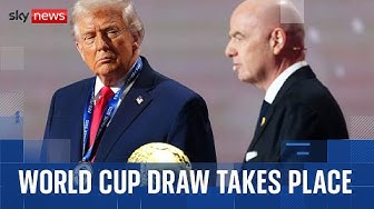 Thumbnail for England and Scotland learn World Cup fate as Donald Trump takes centre stage