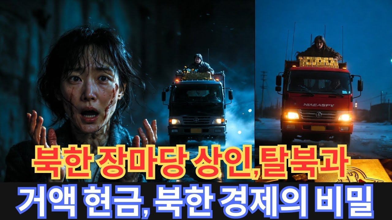 북한 장마당 상인, 거액 현금 숨겨 탈북! 국정원도 놀란 장마당 경제 규모