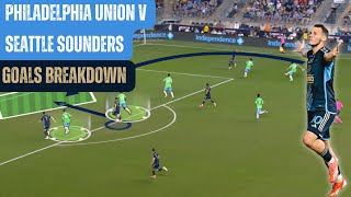 Goals Breakdown: Philadelphia Union v Seattle Sounders (4/30/24)