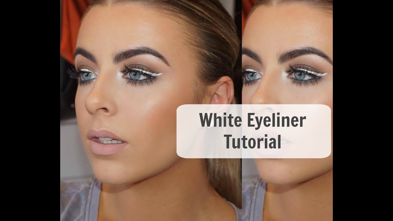 White Eyeliner Makeup Tutorial YouTube