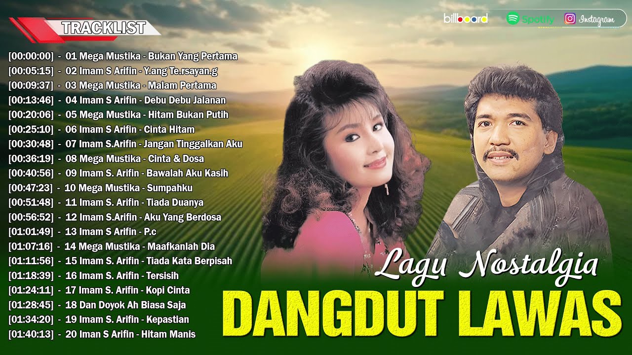 Lagu Terbaik Dangdut Lawas Nostalgia Original 💛Dangdut Lawas Full Album ⛳Imam S Arifin, Mega Mustika