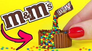 МИНИ ТОРТ С ЛЕТАЮЩИМ M&M's ! КАК СЛЕПИТЬ из ПОЛИМЕРНОЙ ГЛИНЫ! АННА ОСЬКИНА